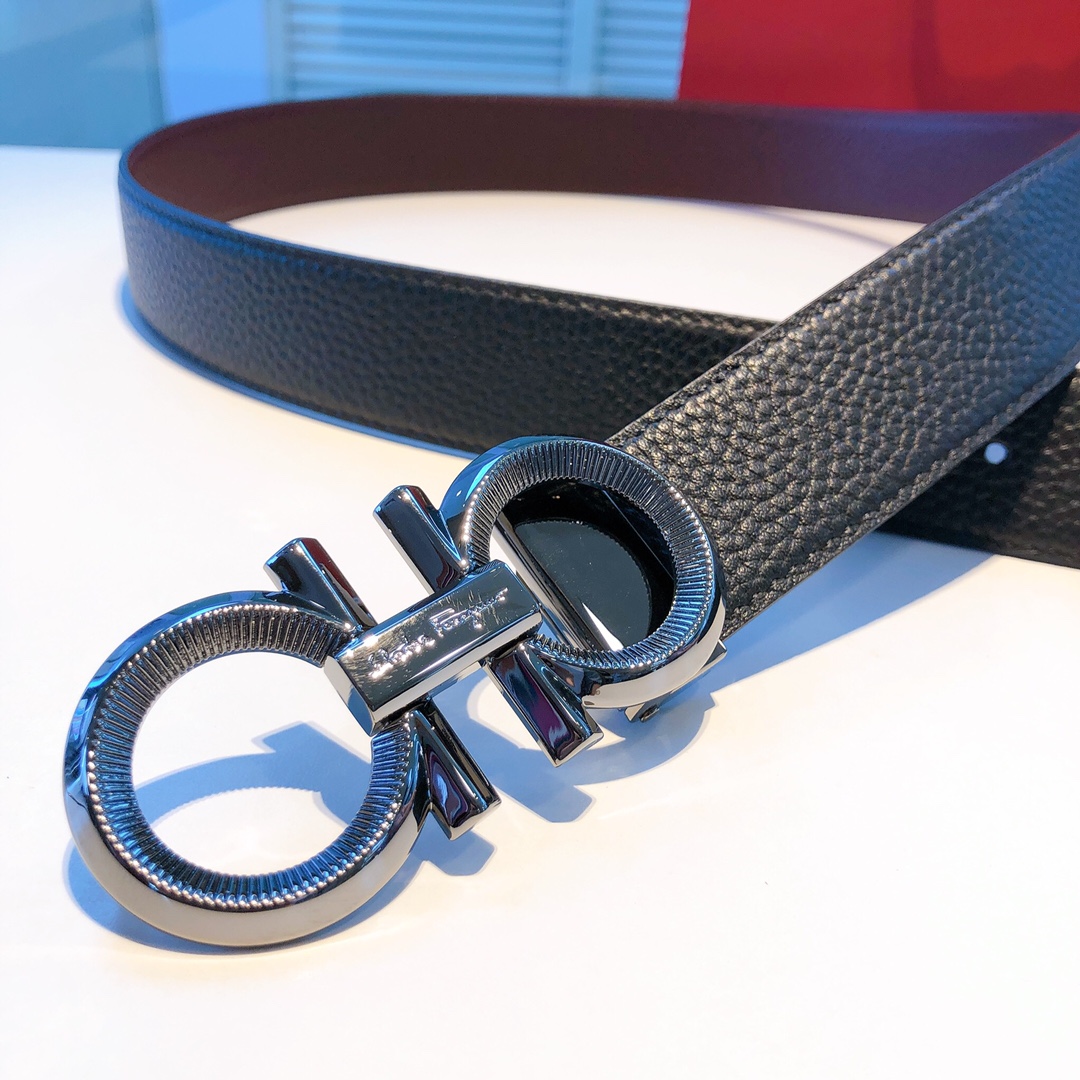 Salvatore Ferragamo Belt in Black