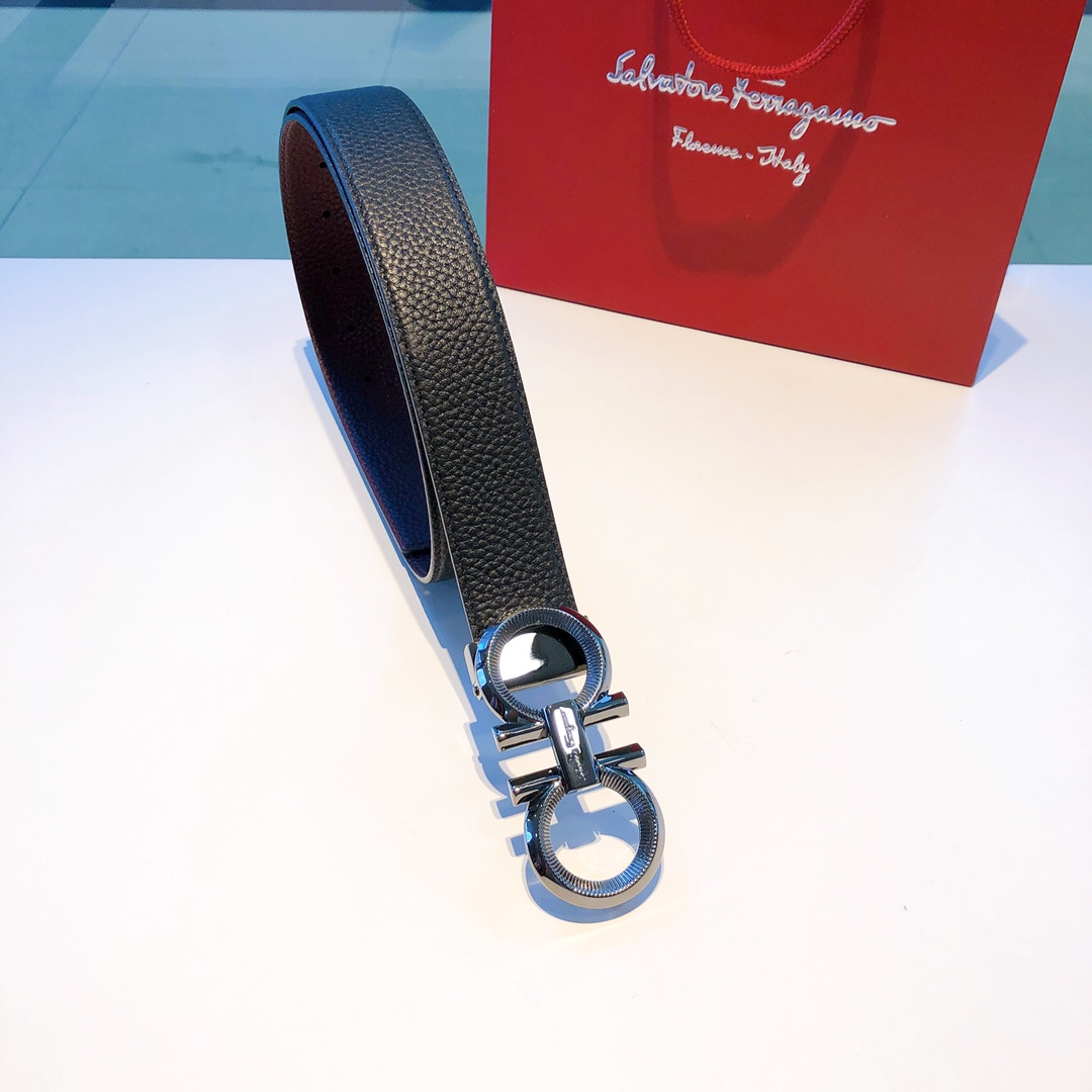 Salvatore Ferragamo Belt in Black