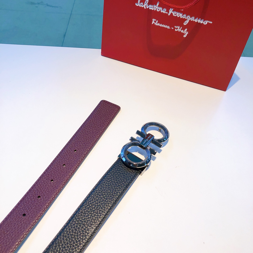 Salvatore Ferragamo Belt in Black