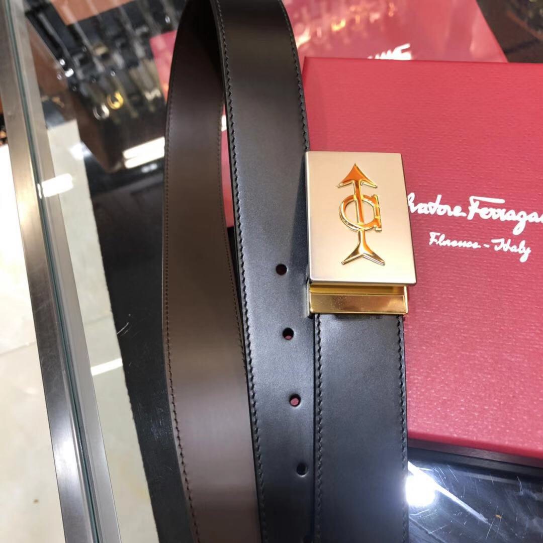 Salvatore Ferragamo Belt in Black