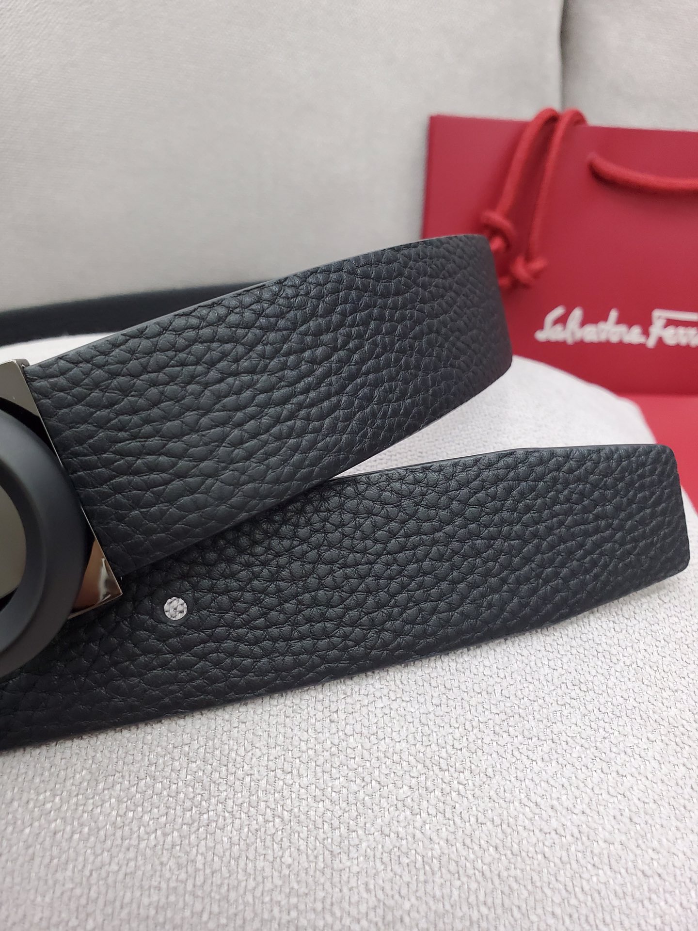 Salvatore Ferragamo Belt in Black