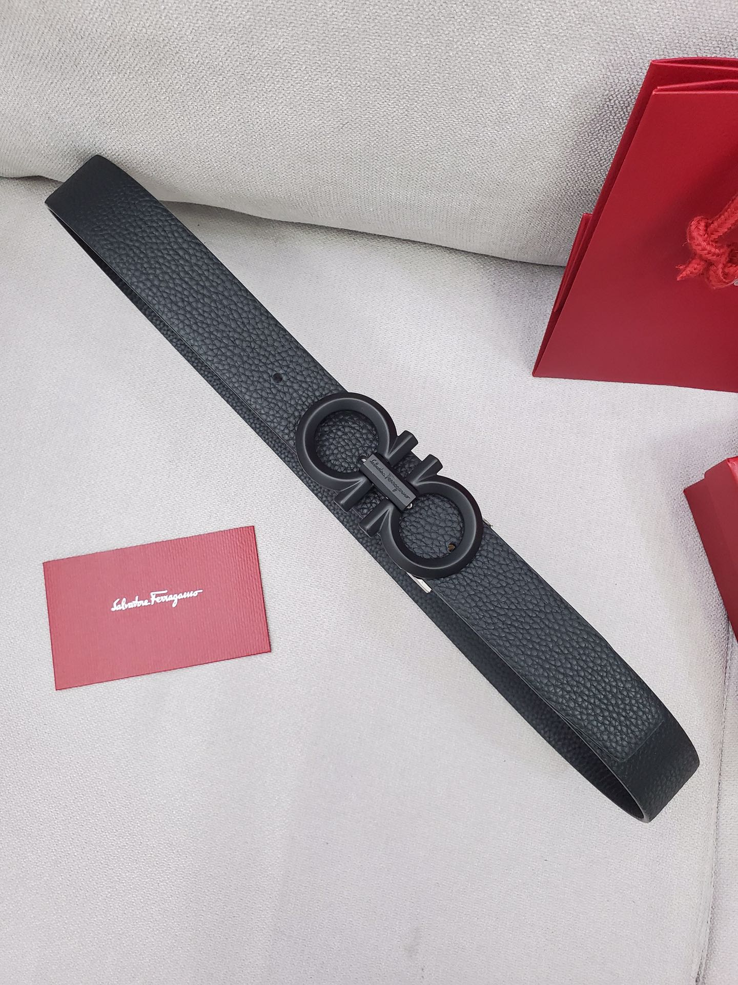 Salvatore Ferragamo Belt in Black