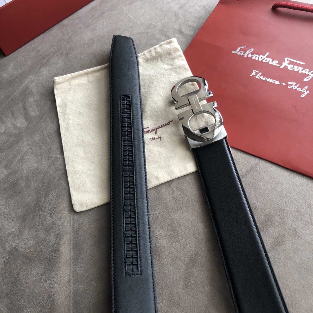 Salvatore Ferragamo Belt in Black