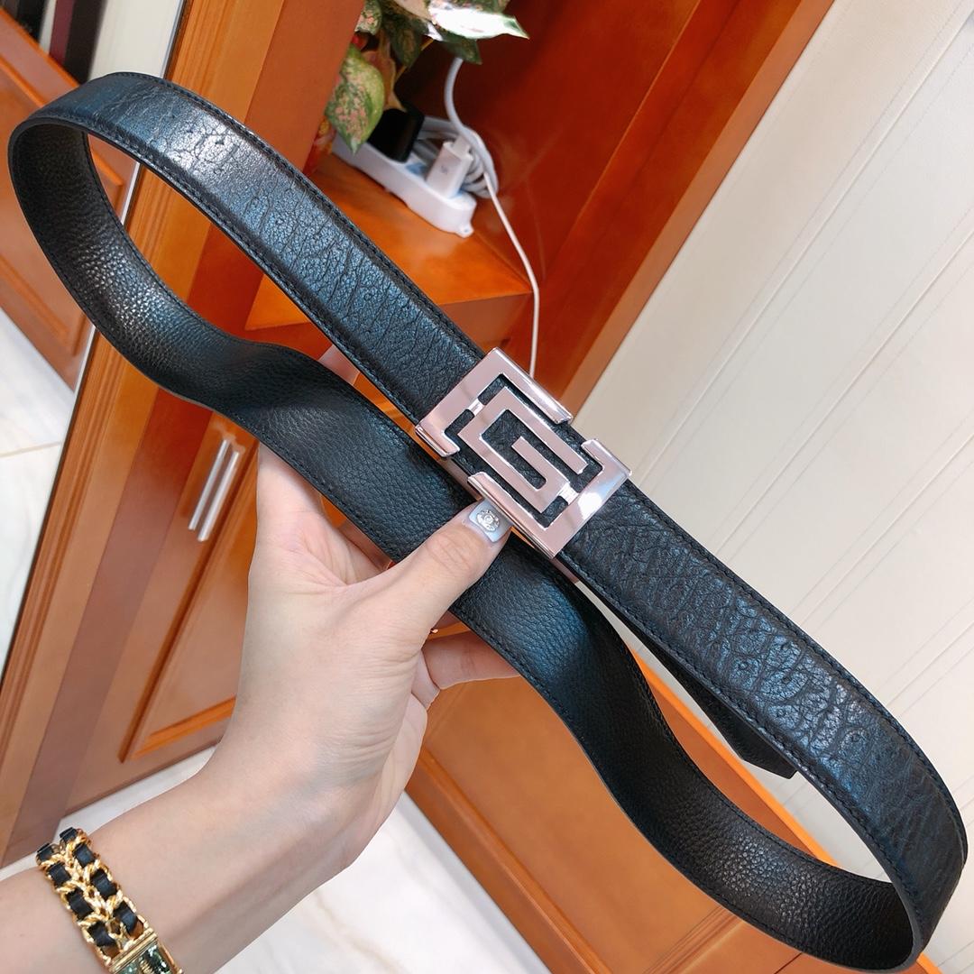 Rectangular Ferragamo Silver belt ASS02098