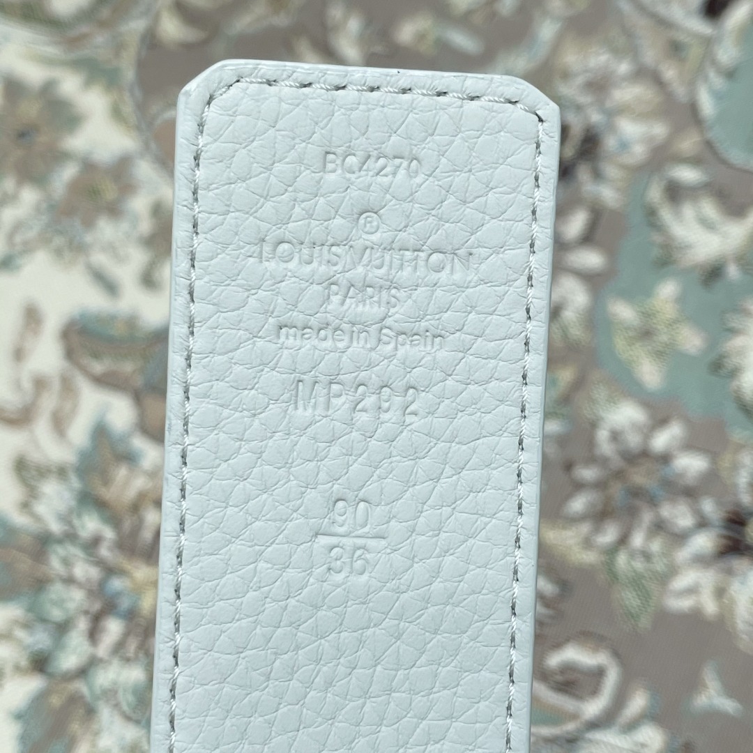 Louis Vuitton Belt in White