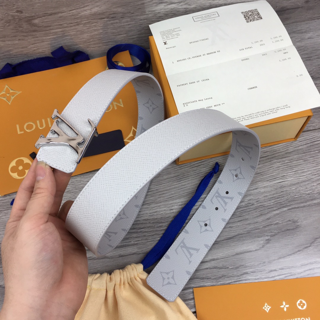 Louis Vuitton Belt in White