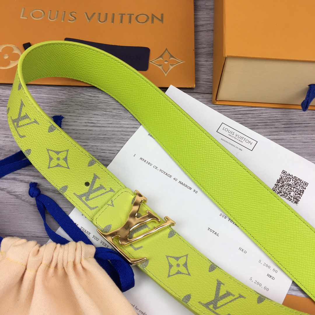 Louis Vuitton Belt in Green