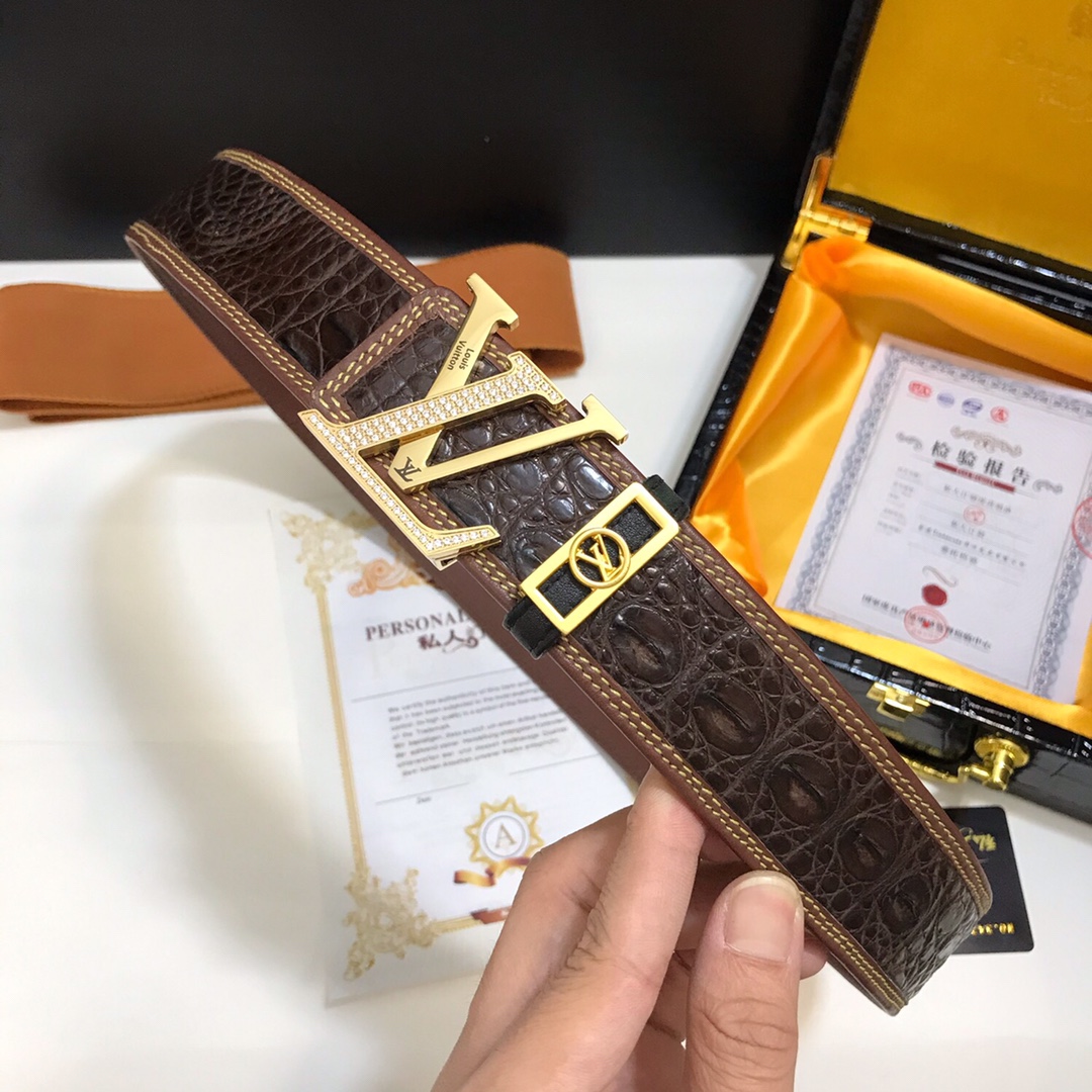 Louis Vuitton Belt in Brown