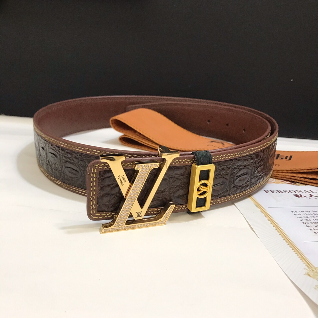 Louis Vuitton Belt in Brown