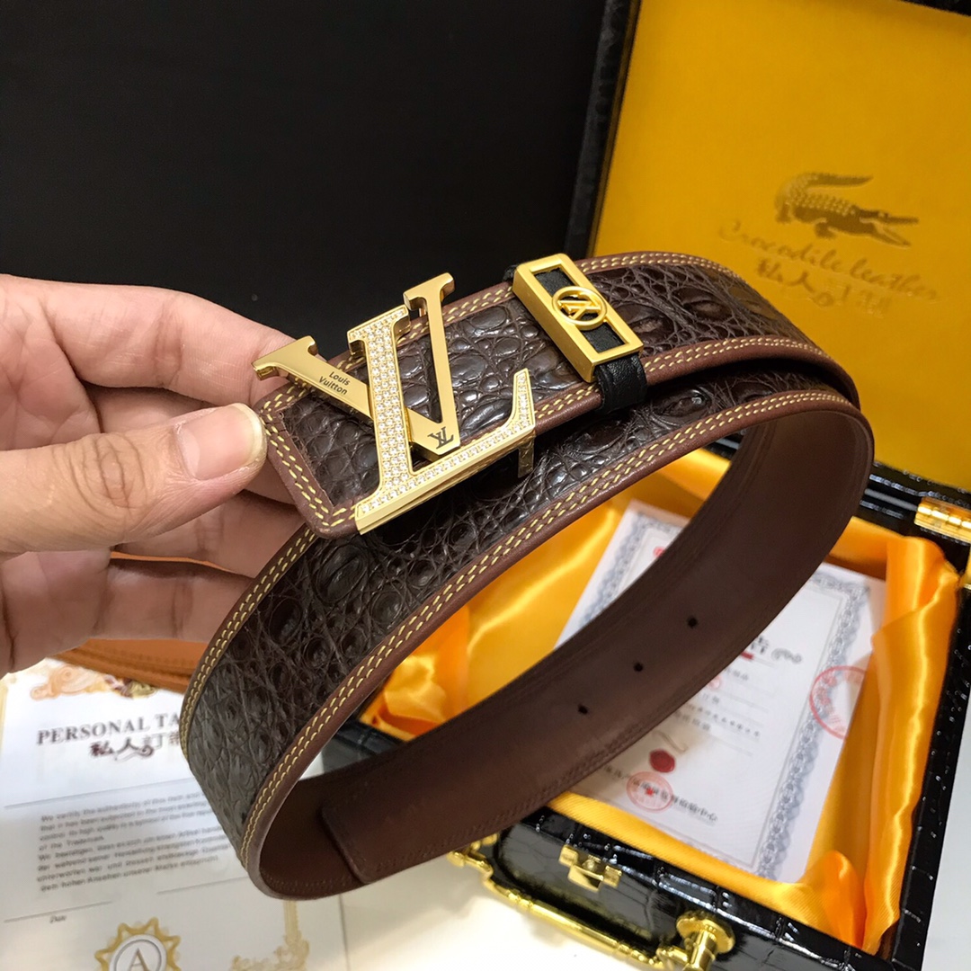 Louis Vuitton Belt in Brown