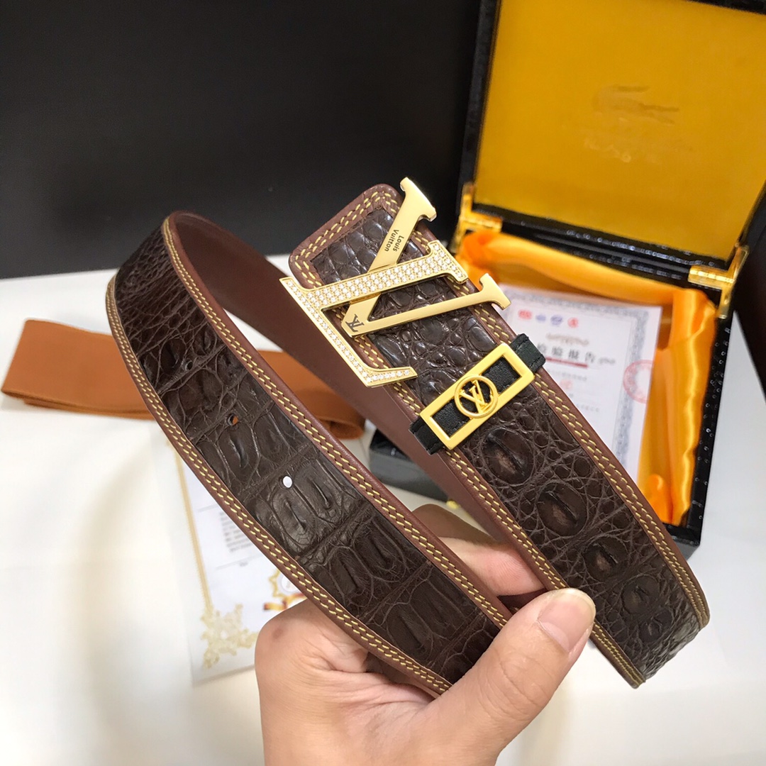 Louis Vuitton Belt in Brown