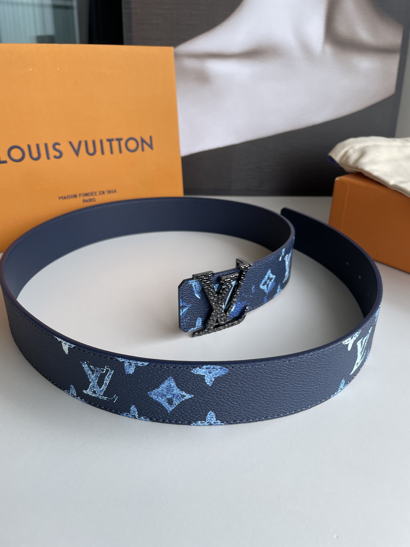 Louis Vuitton Belt in Blue