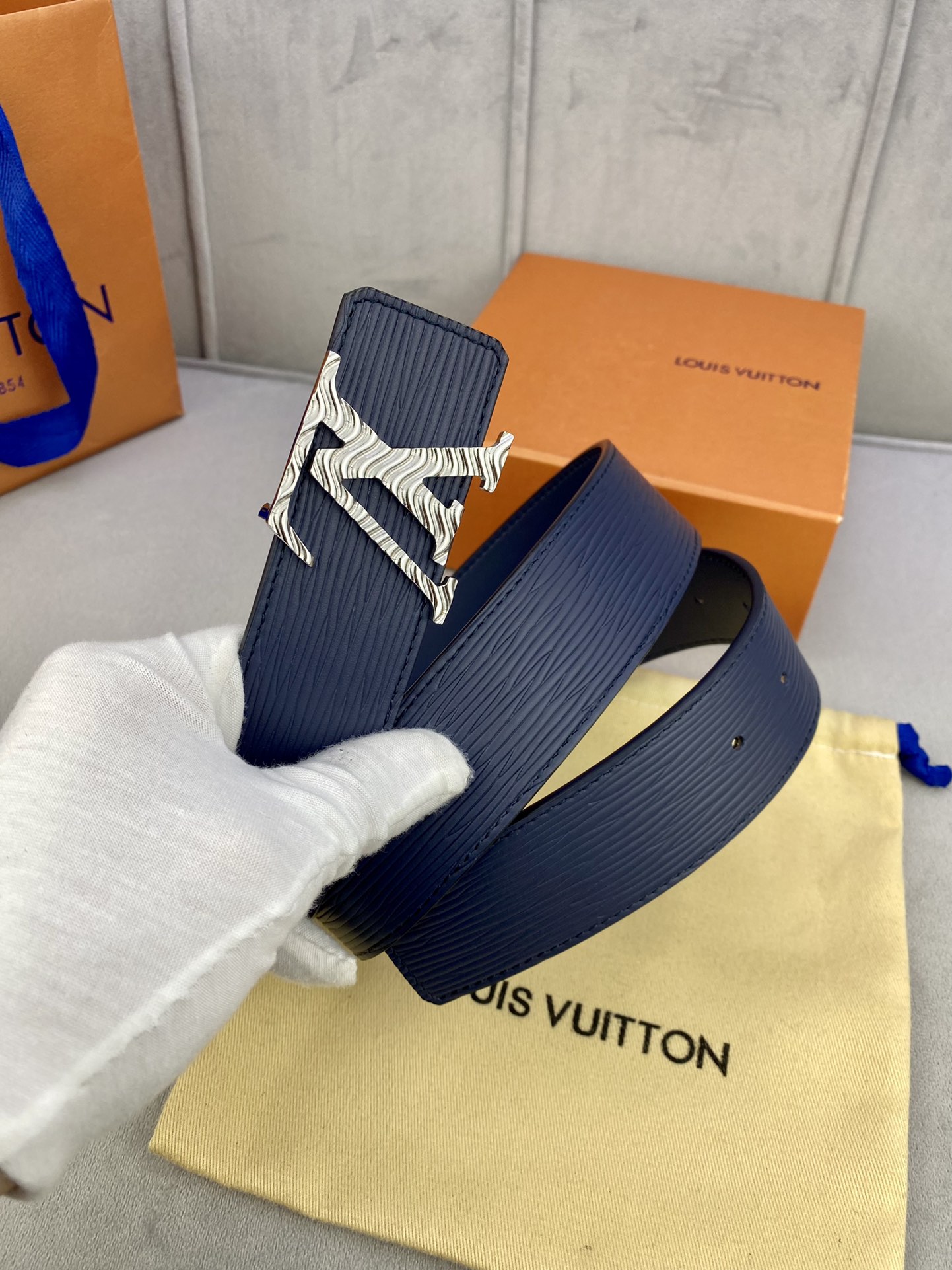 Louis Vuitton Belt in Blue