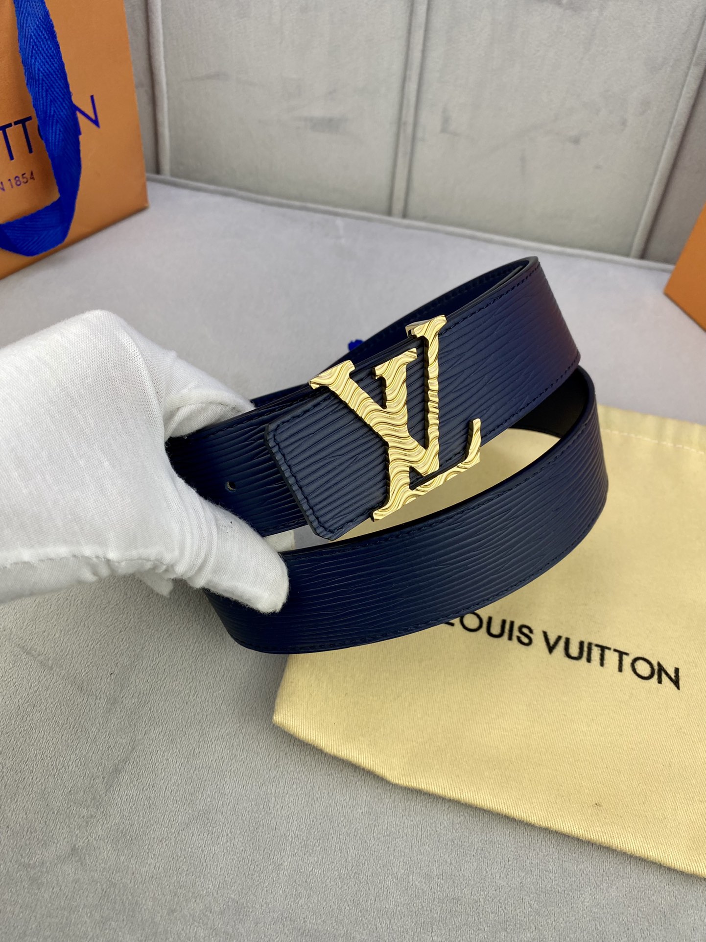 Louis Vuitton Belt in Blue