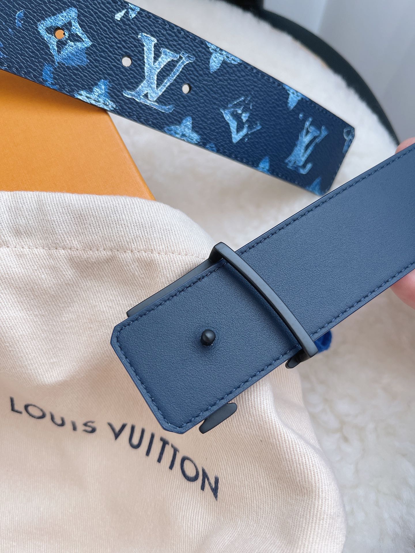 Louis Vuitton Belt in Blue