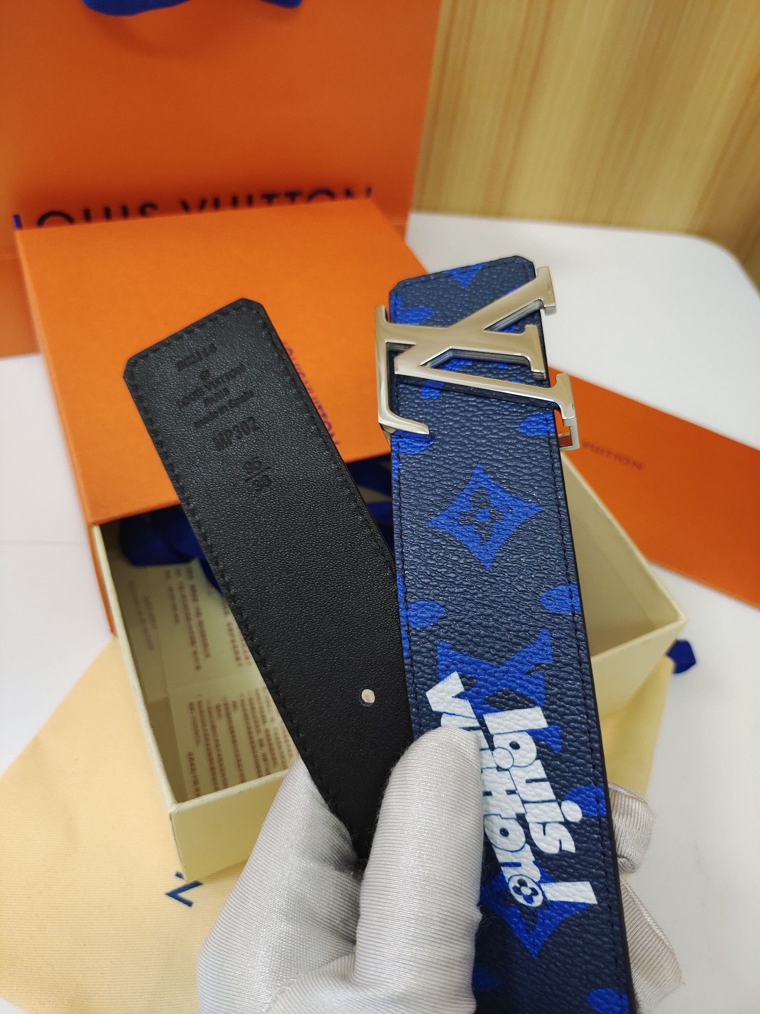 Louis Vuitton Belt in Blue