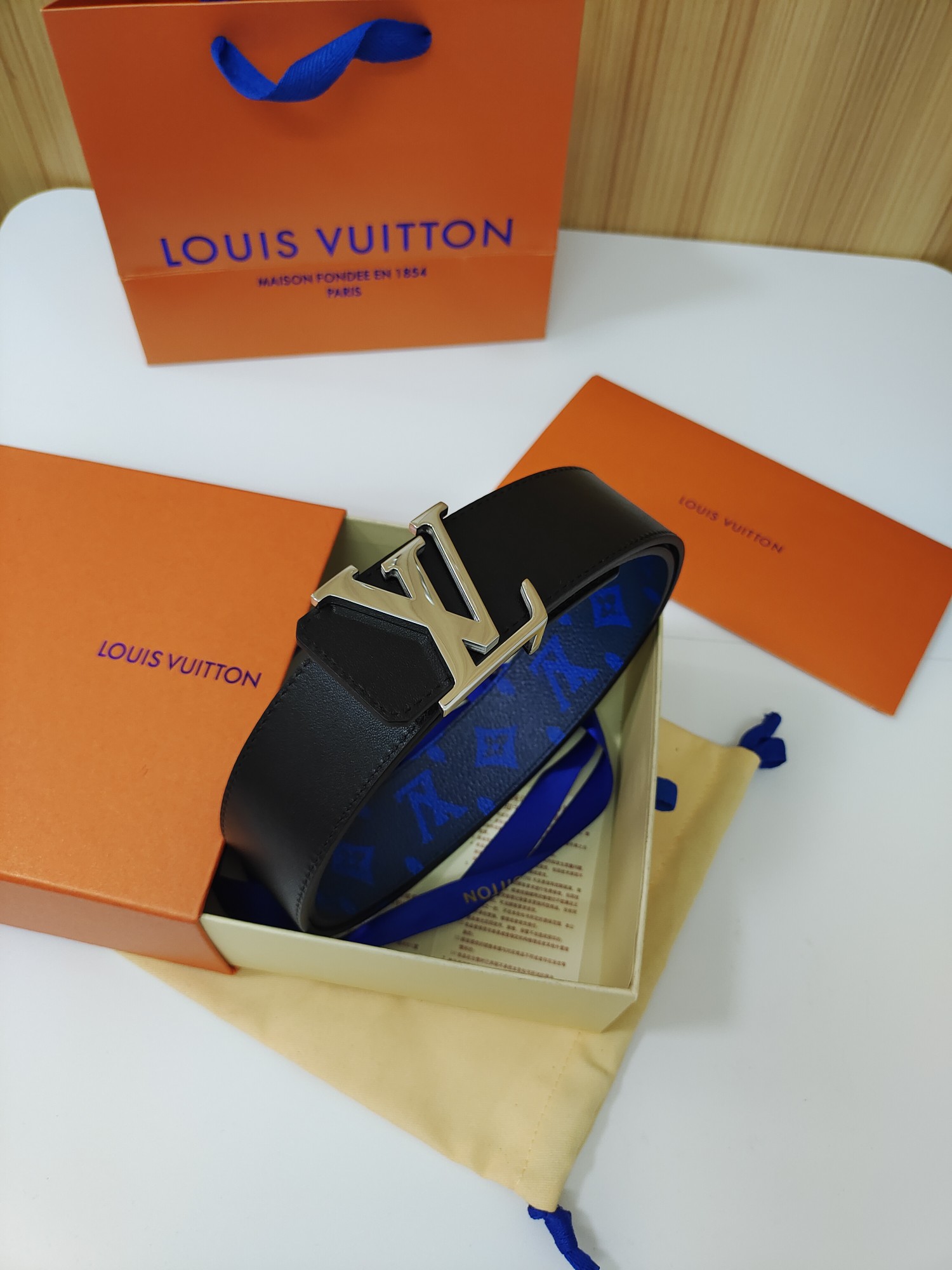 Louis Vuitton Belt in Blue