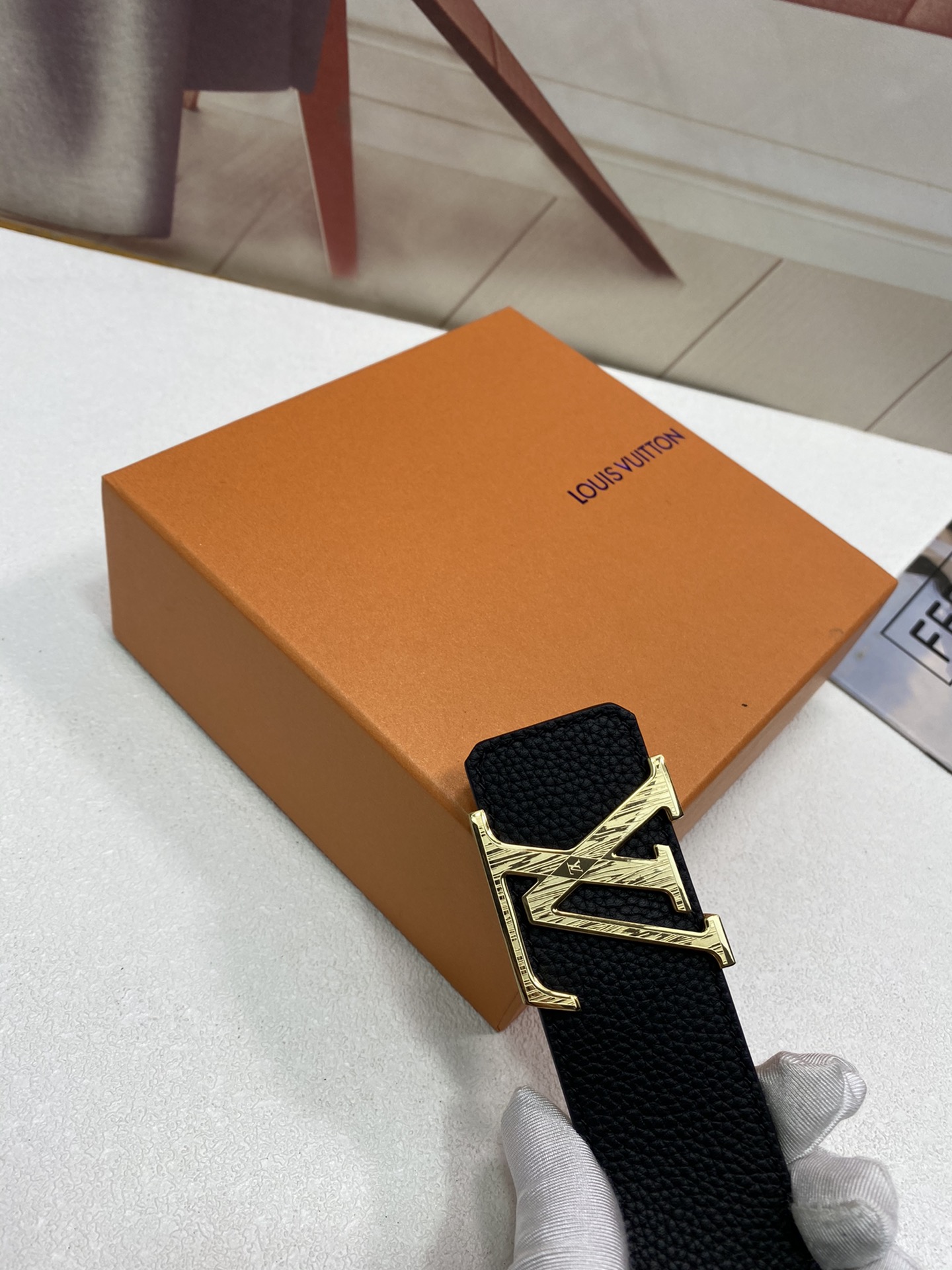 Louis Vuitton Belt in Black