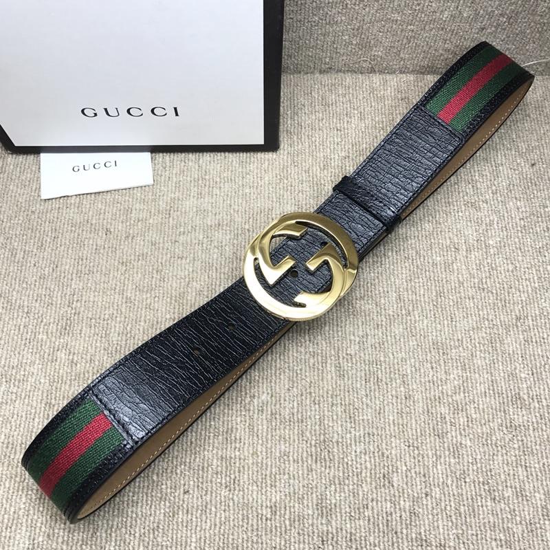 Interlocking Gucci Golden Buckle belt ASS02321
