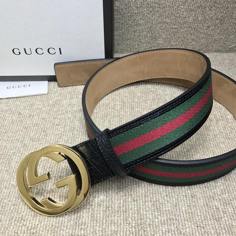 Interlocking Gucci Golden Buckle belt ASS02321