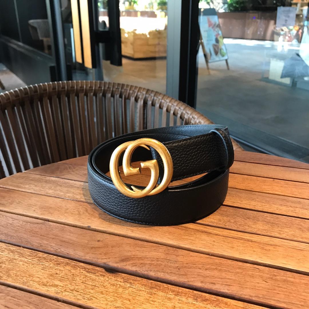 Interlocking Gucci Gold belt ASS02319