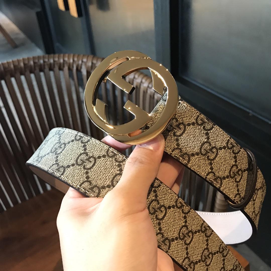 Interlocking G Gucci Gold Buckle belt ASS02304