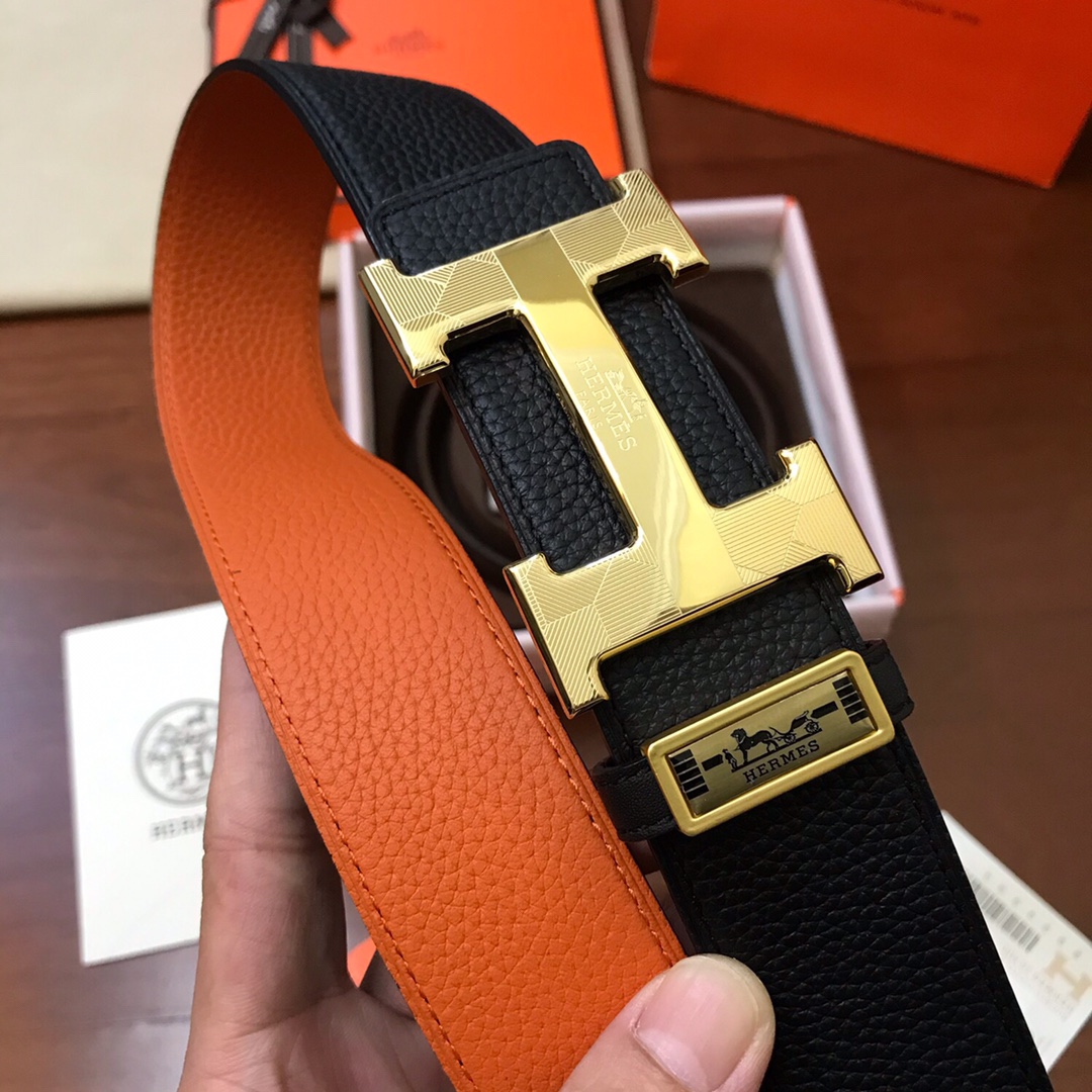 Hermes Belt in Orange
