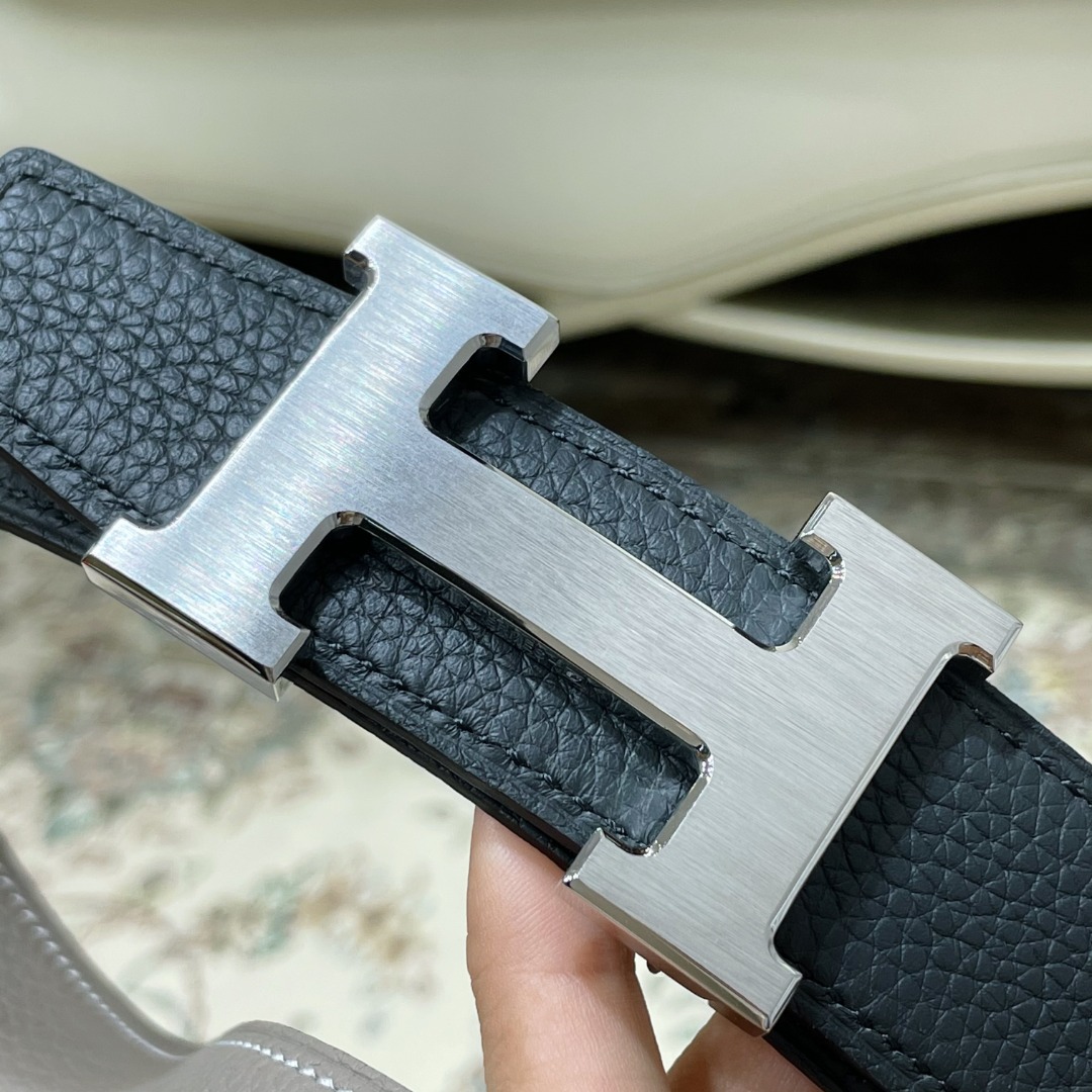 Hermes Belt in Grey