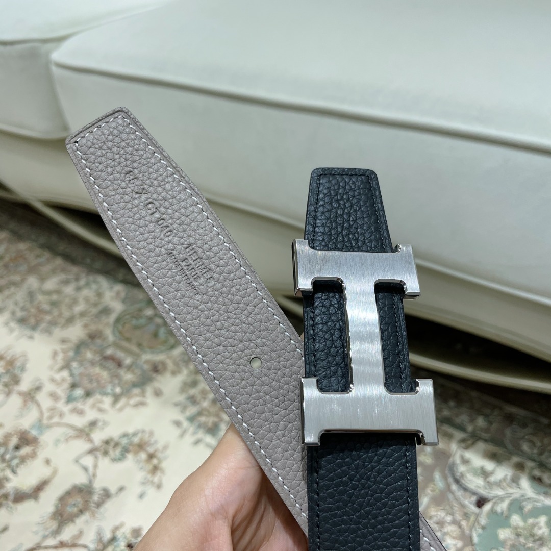 Hermes Belt in Grey