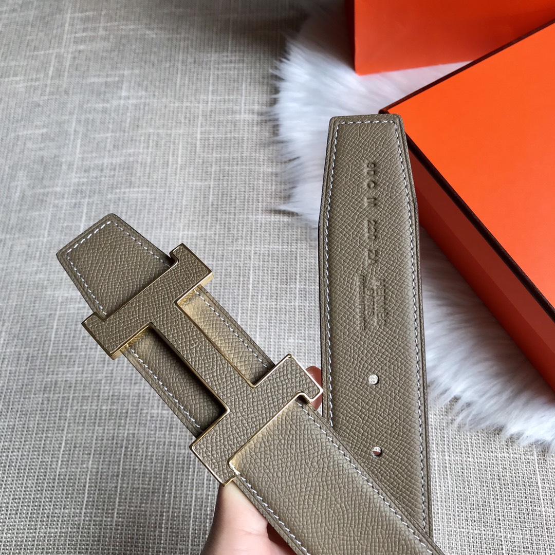 Hermes Belt in Grey