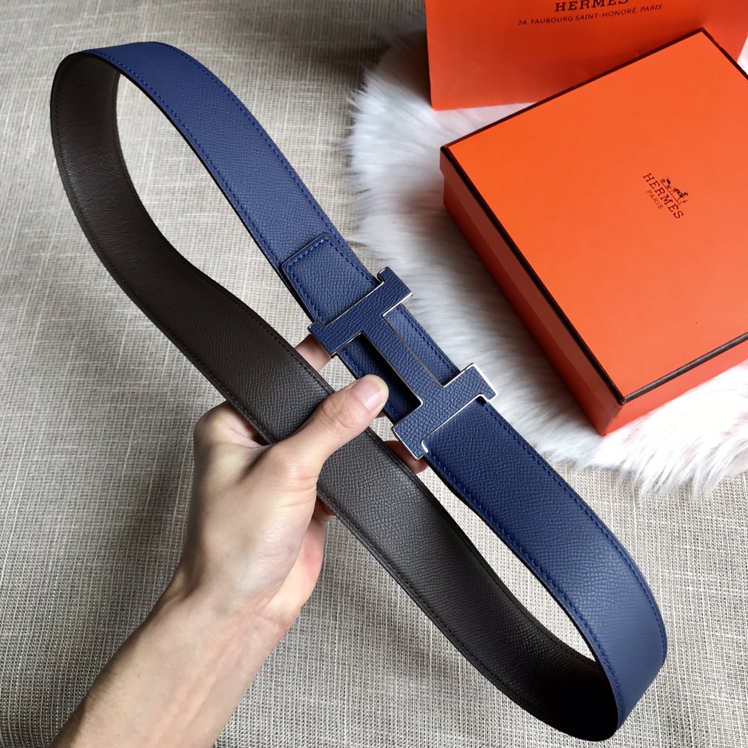 Hermes Belt in Dark blue