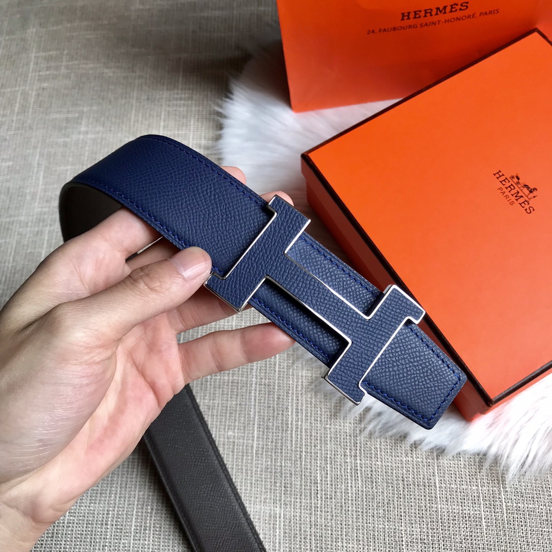 Hermes Belt in Dark blue