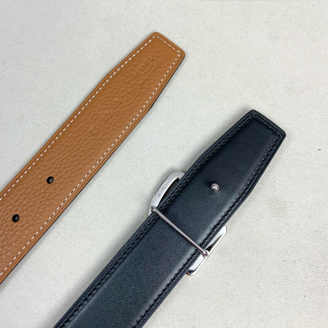 Hermes Belt in Coffee