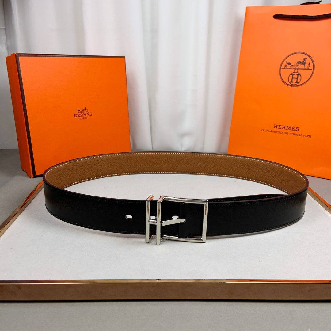 Hermes Belt in Coffee