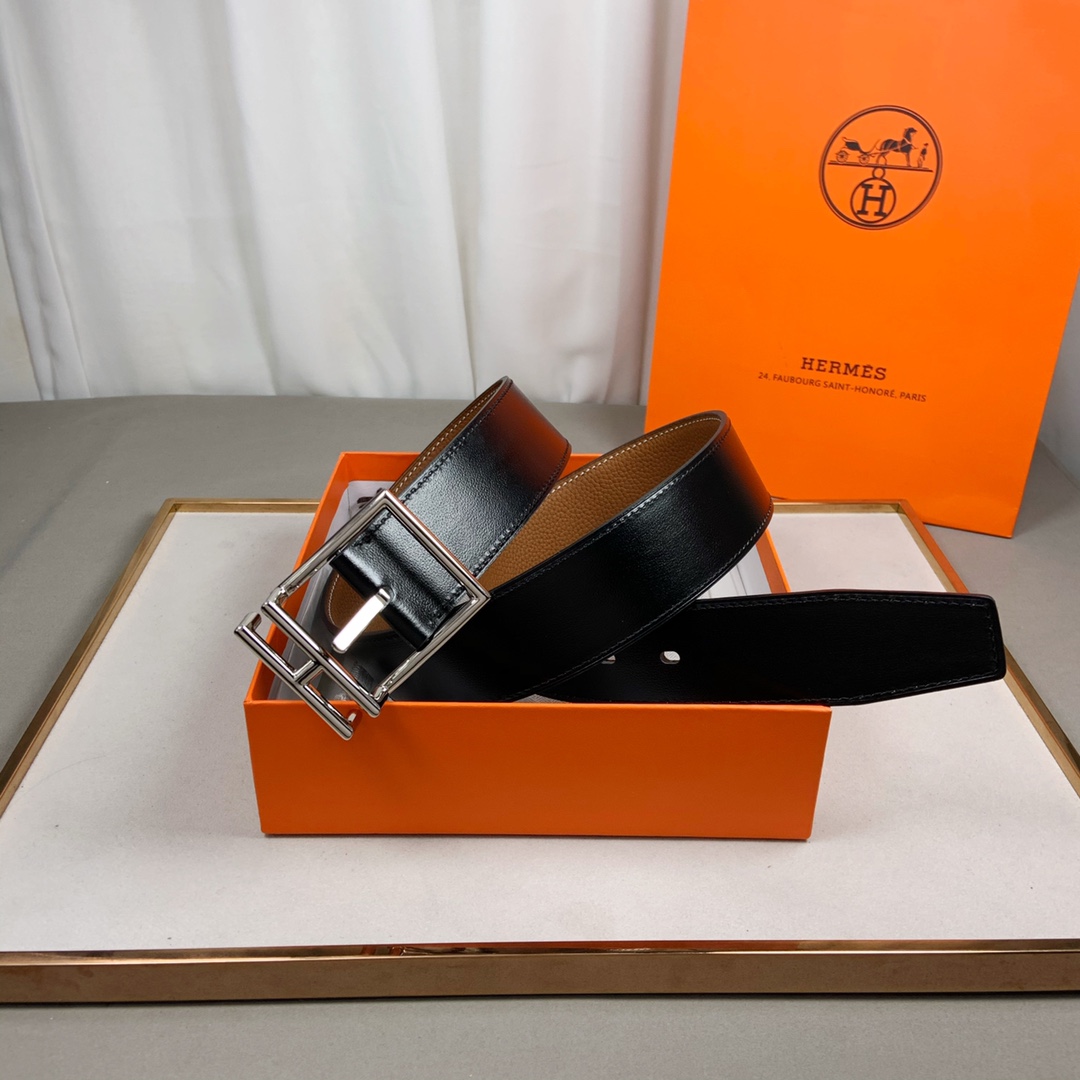 Hermes Belt in Coffee