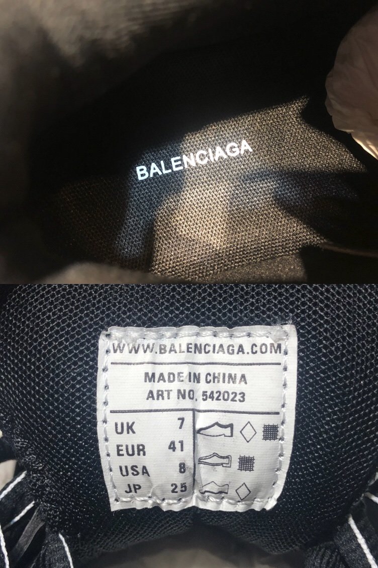 High Quality exclusive Balencia Paris Track Sneakers Black Blue letter best version ready to ship