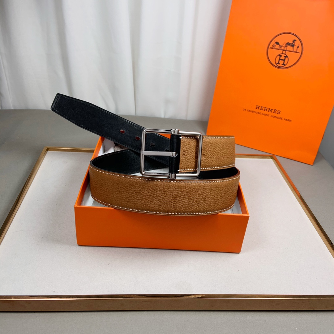 Hermes Belt in Coffee