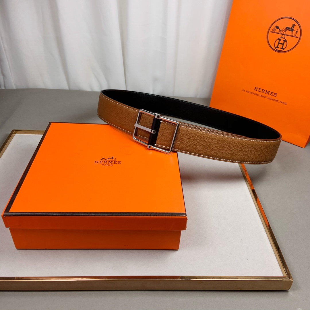 Hermes Belt in Coffee