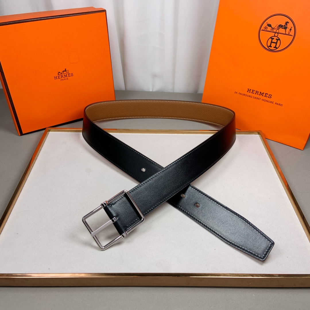 Hermes Belt in Coffee