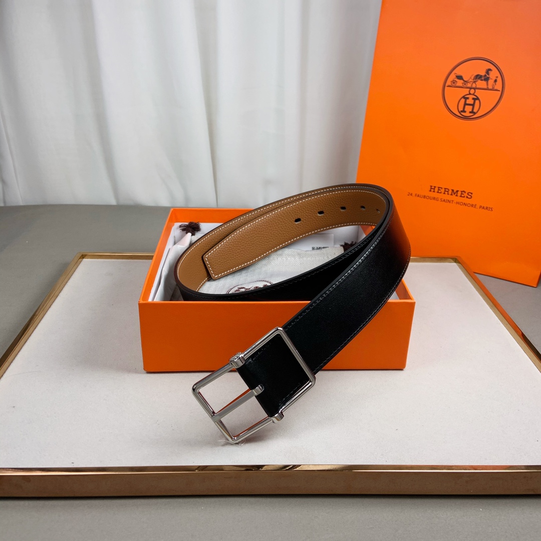 Hermes Belt in Coffee