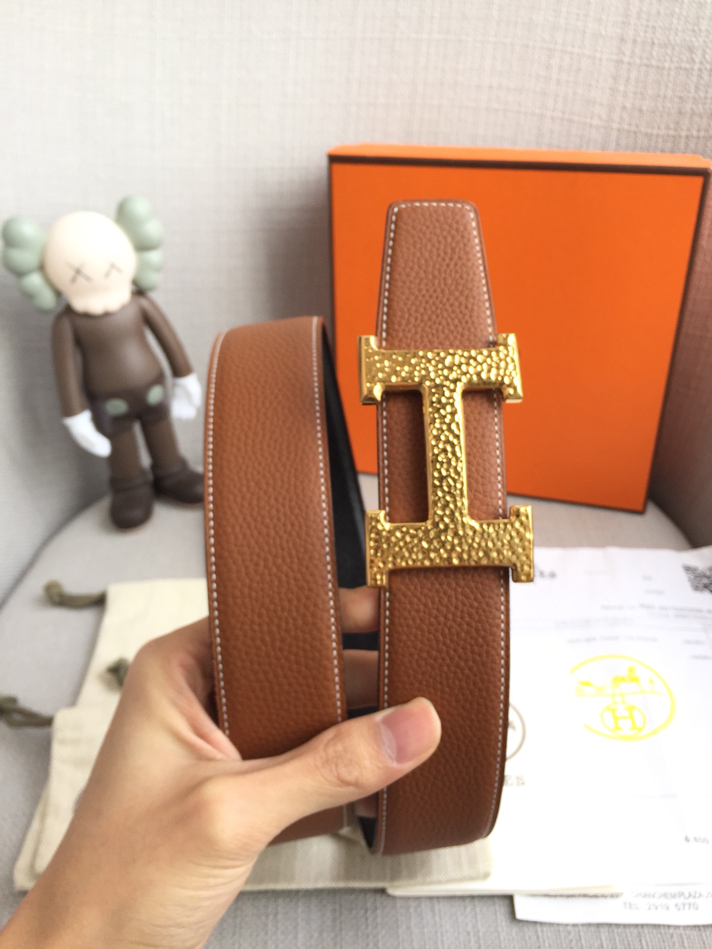 Hermes Belt in Brown