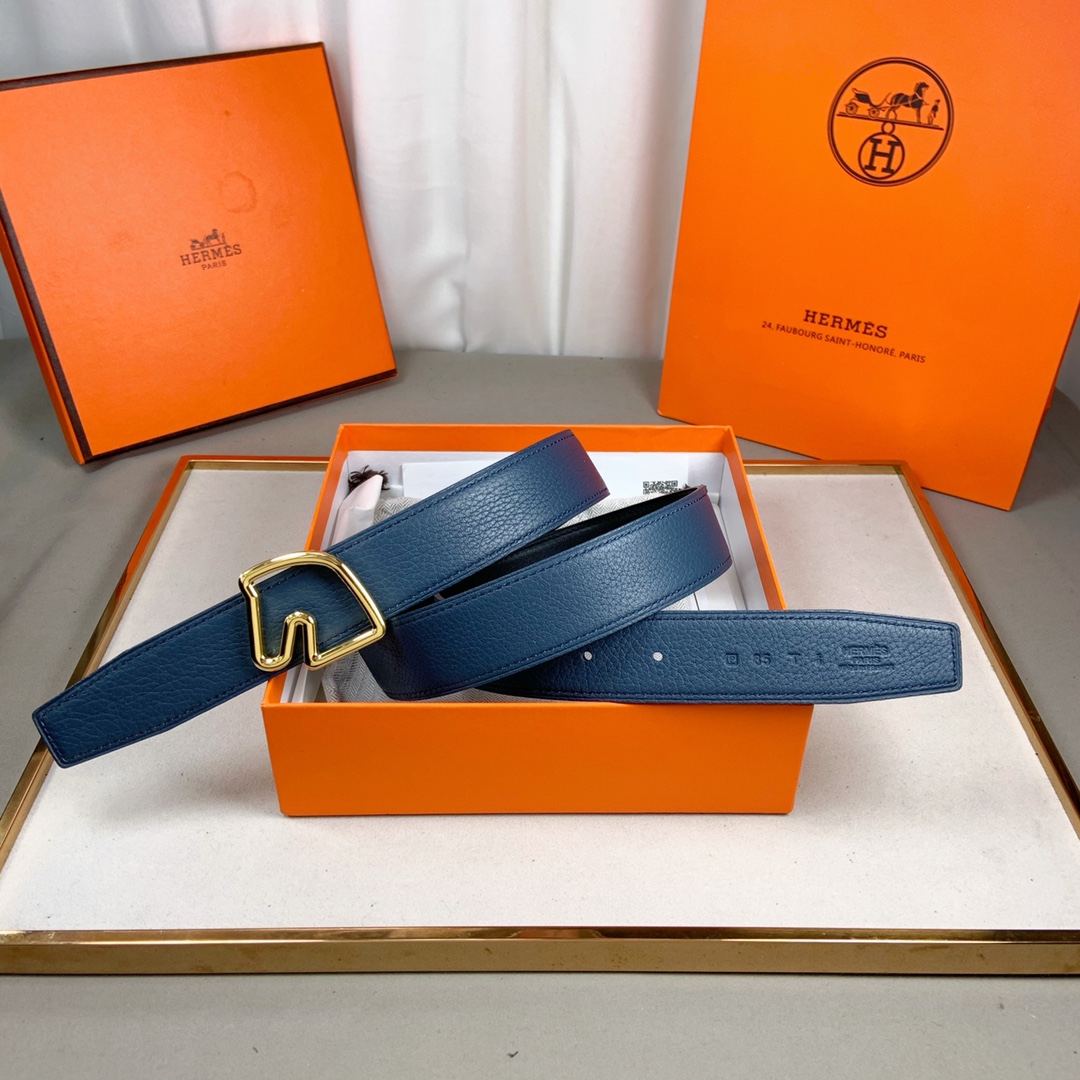 Hermes Belt in Blue