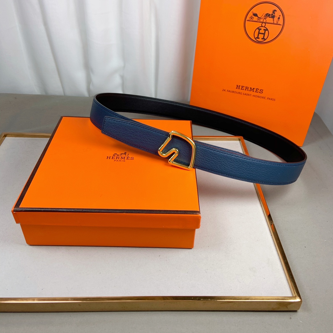 Hermes Belt in Blue