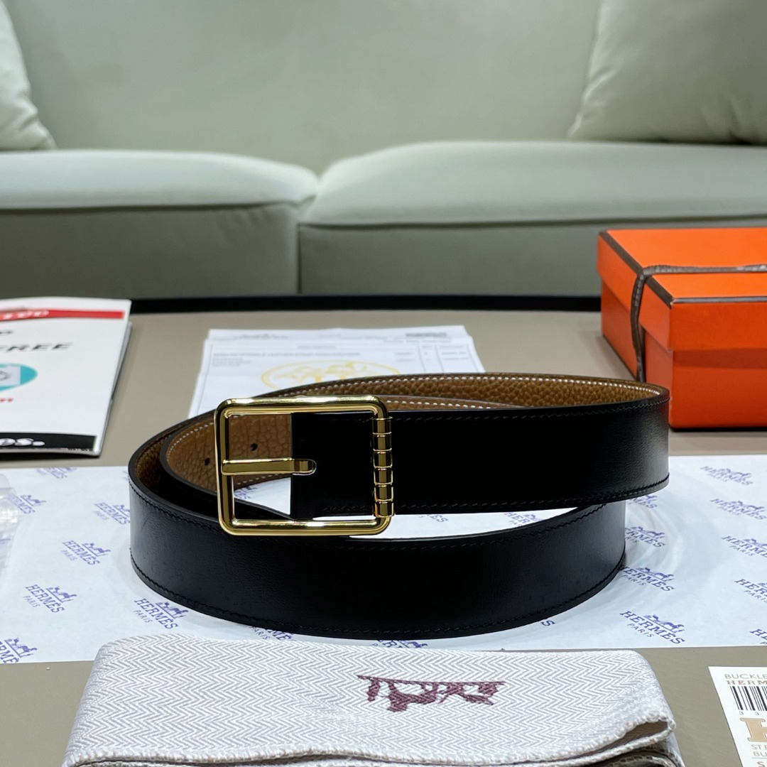 Hermes Belt in Black