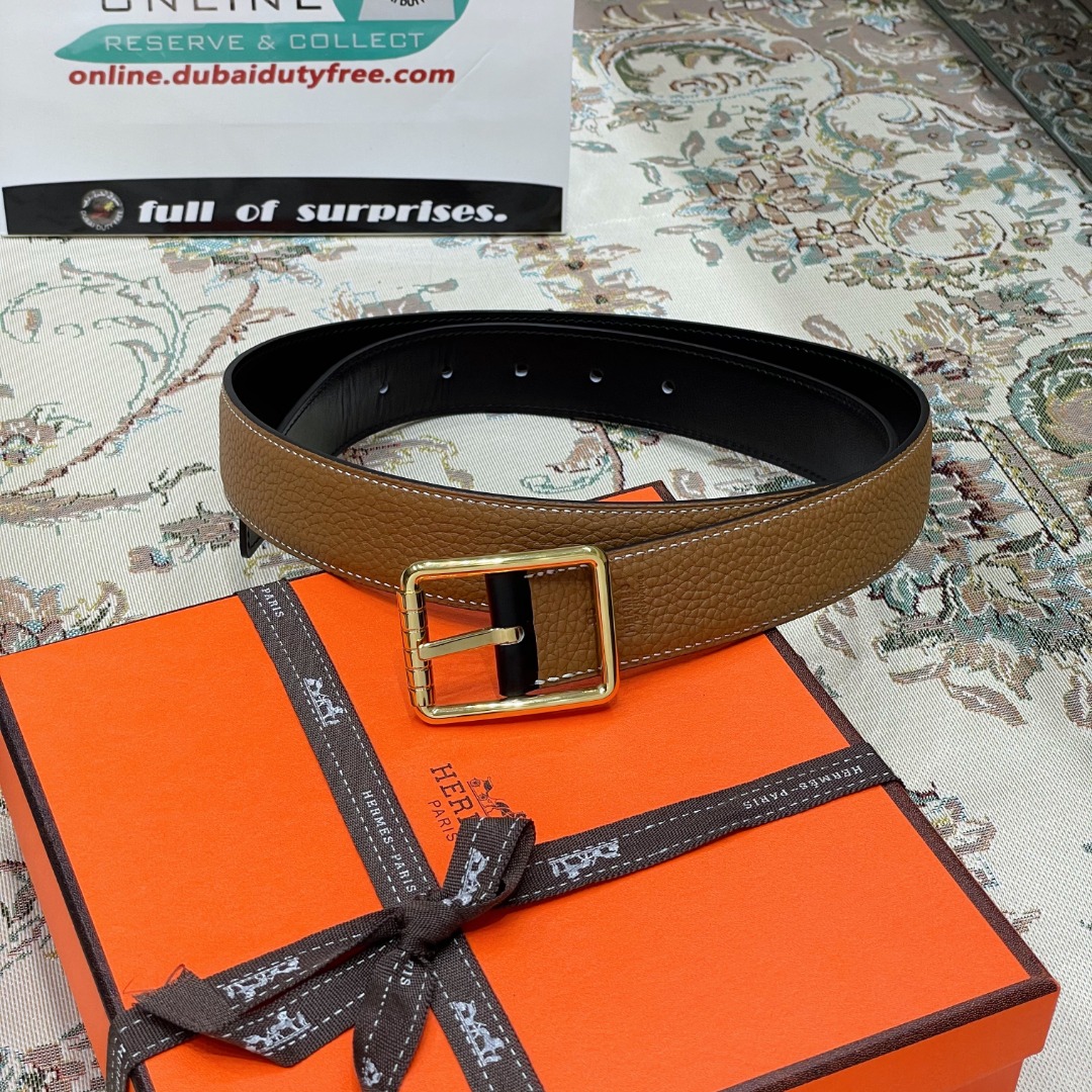 Hermes Belt in Black