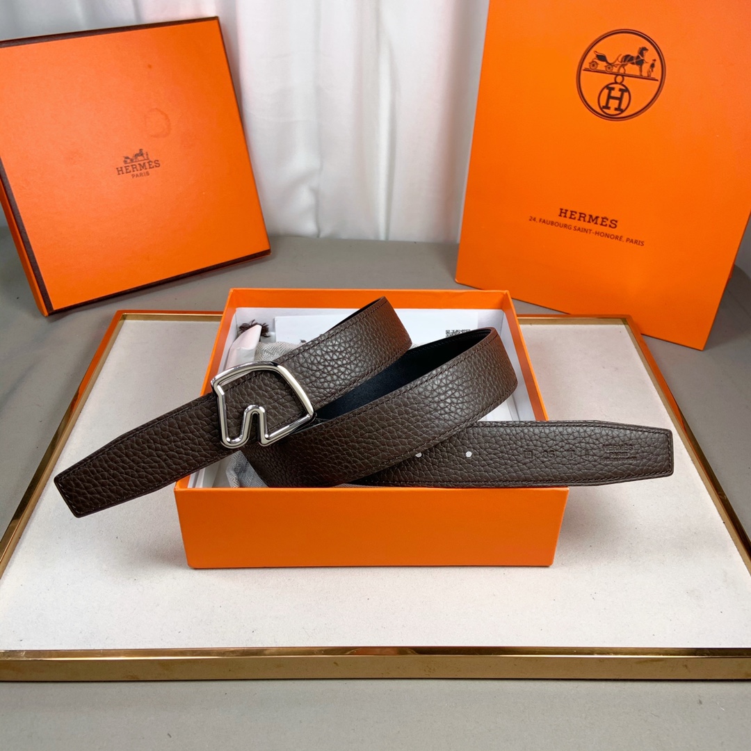 Hermes Belt in Black