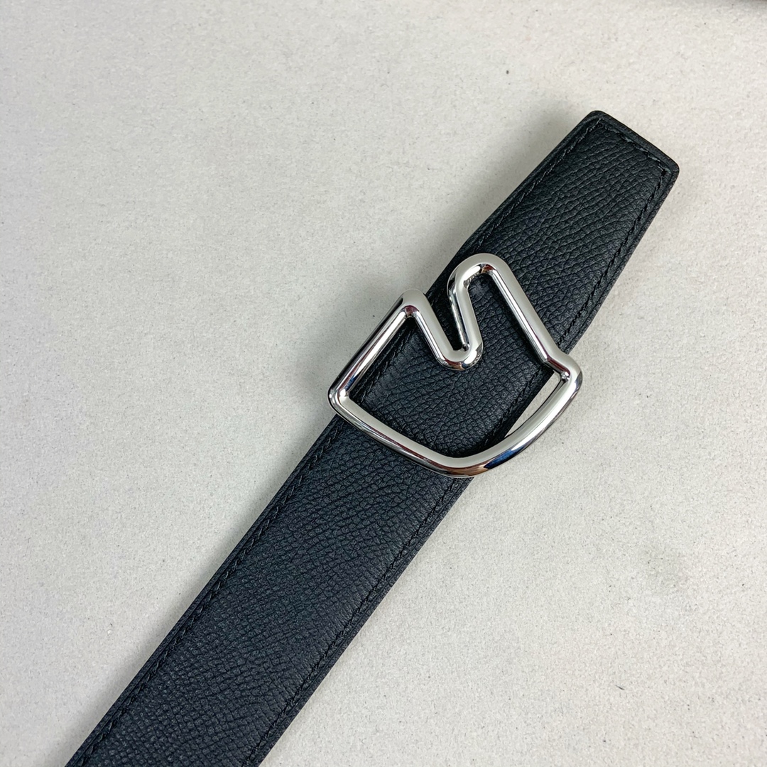 Hermes Belt in Black