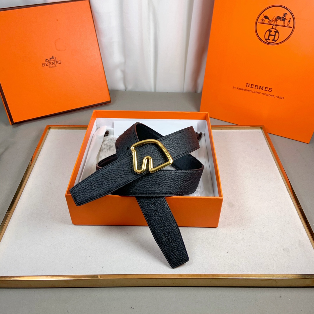 Hermes Belt in Black