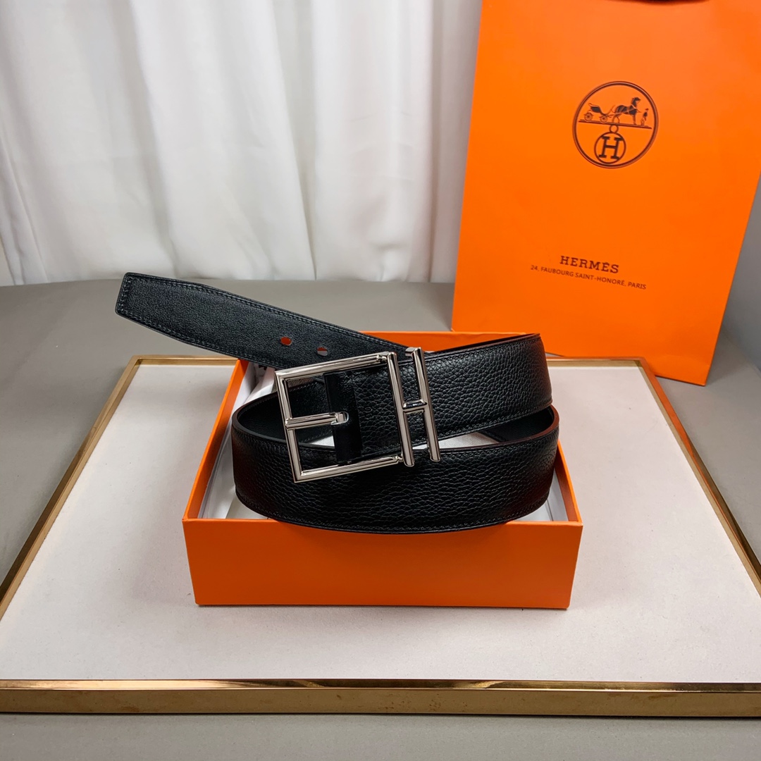 Hermes Belt in Black