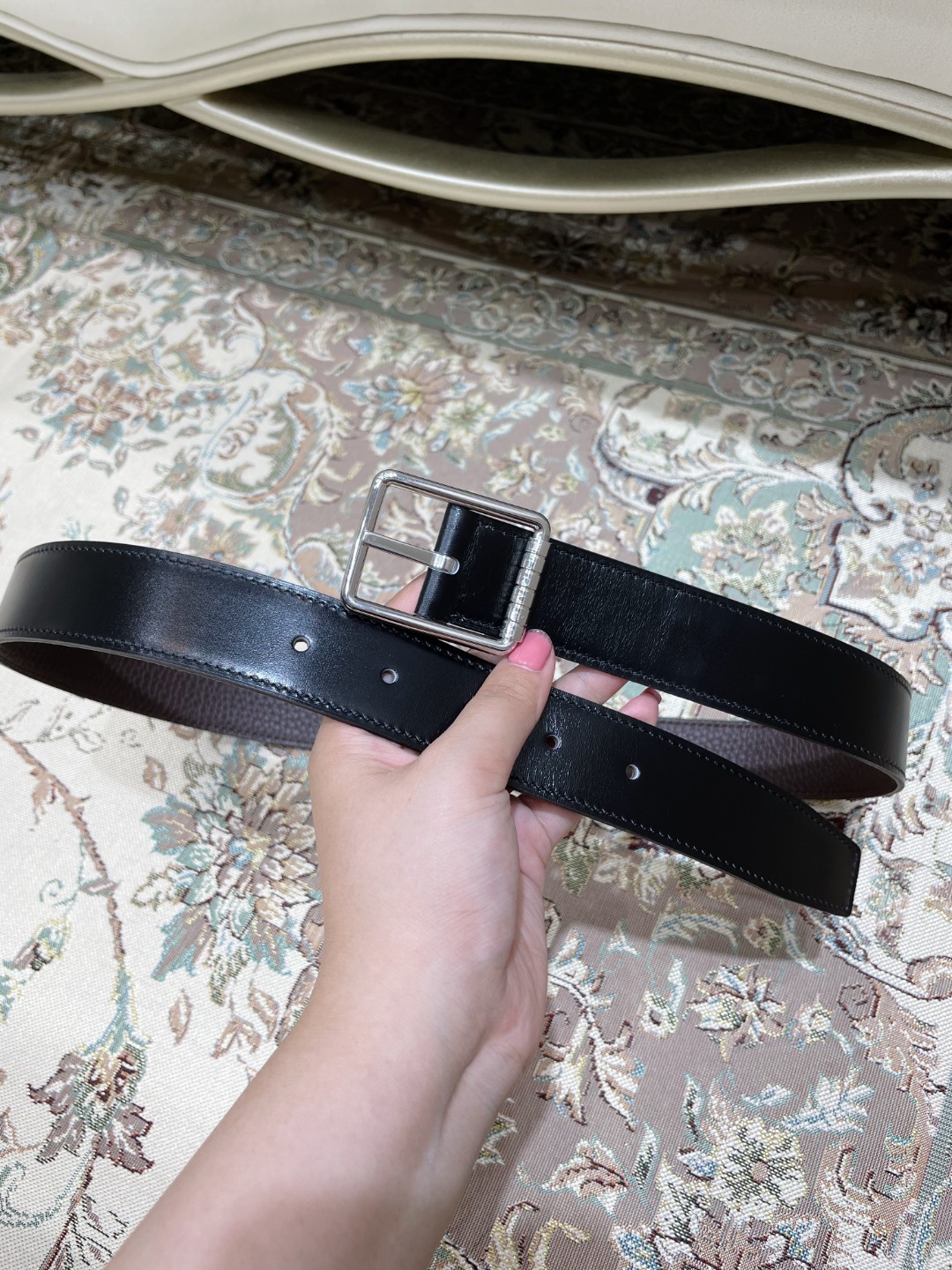 Hermes Belt in Black